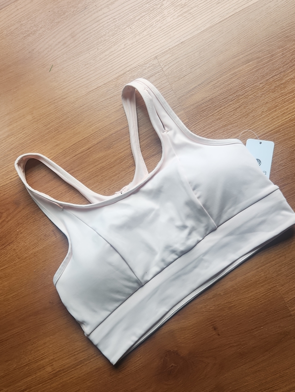 Soft Pink Sports Bralette - Comfortable Support